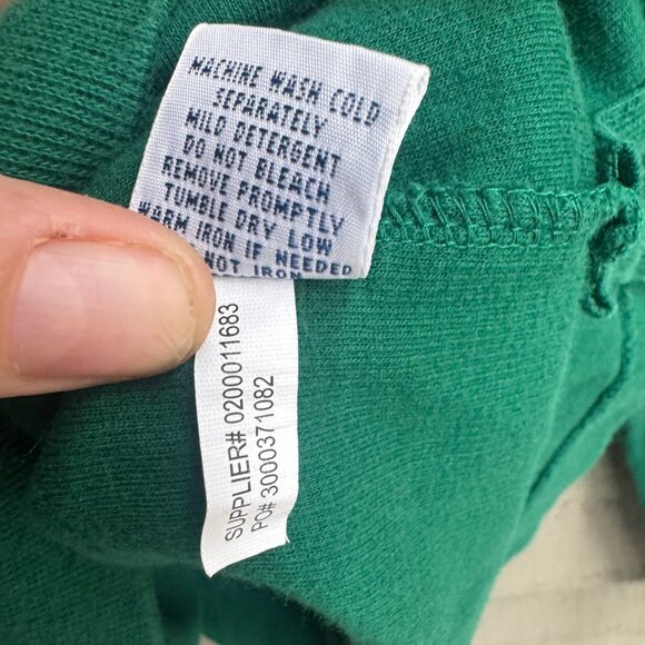 Polo Ralph Lauren Green Estate Rib 1/4 Zip Cotton Sweater Men’s Medium - Picture 3 of 10